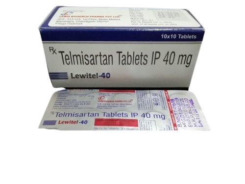  Telmisartan टैबलेट, 10x10 टैबलेट का पैक 