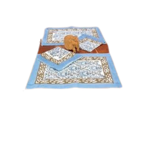Printed Table Mats - Square and Rectangular Design, Multicolor Pattern | Easy Washable, Recyclable, Anti-Slip Feature