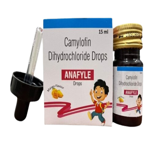 Camilofin Drops - 15 Ml Liquid Bottle, 24-Month Shelf Life, Recommended for Child Health Care and Pain Relief