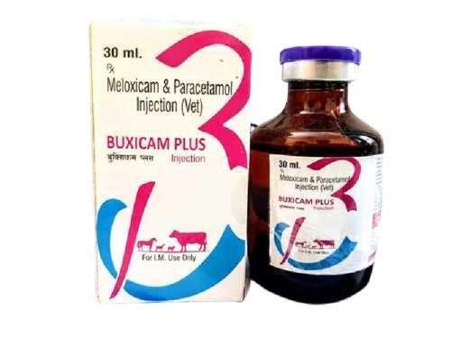 Liquid Meloxicam Paracetamol Vet Injection