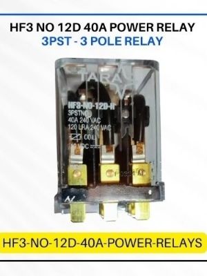 Tara Relays HF3 NO 12D 40A Industrial Power Relays