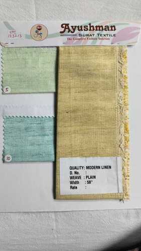 Modern Linen Shirting Fabric