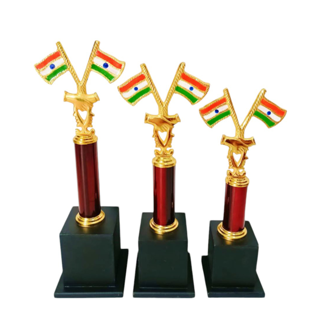 Indian Flag Trophy Award For Indian Army - Color: Various Colors