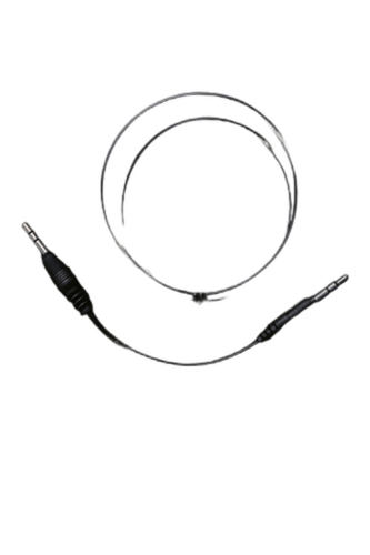 Aux To Aux Audio Cable - Copper Material , Black Jacket Color | Easy to Connect, Heat Resistant, Tested on Various Quality Standards