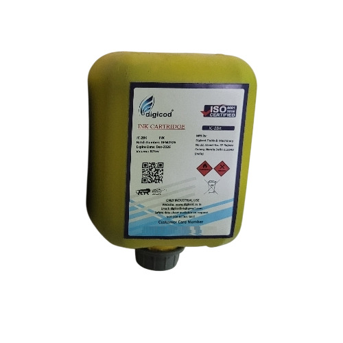 Domino Printing Ink 2bk 123 Ink - 825ml Black Water Based Ink, Fast-Drying Smudge and Fade Resistant