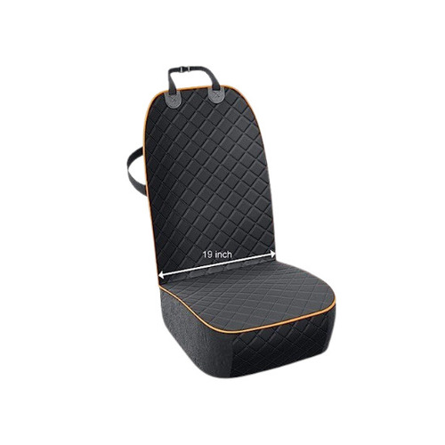 Front Car Seat Cover - Color: Black