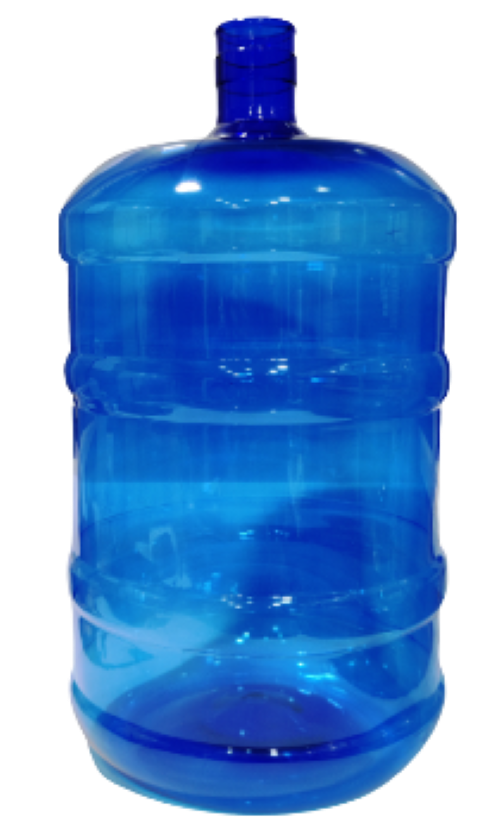 Virgin Plastic 20 Litre Pet Drinking Water Empty Jar - Color: Blue