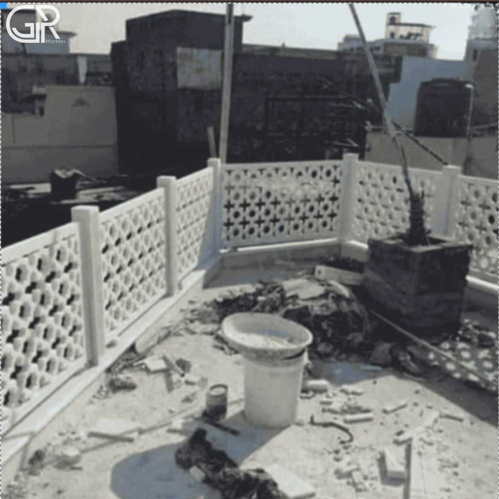 White Marble Jali