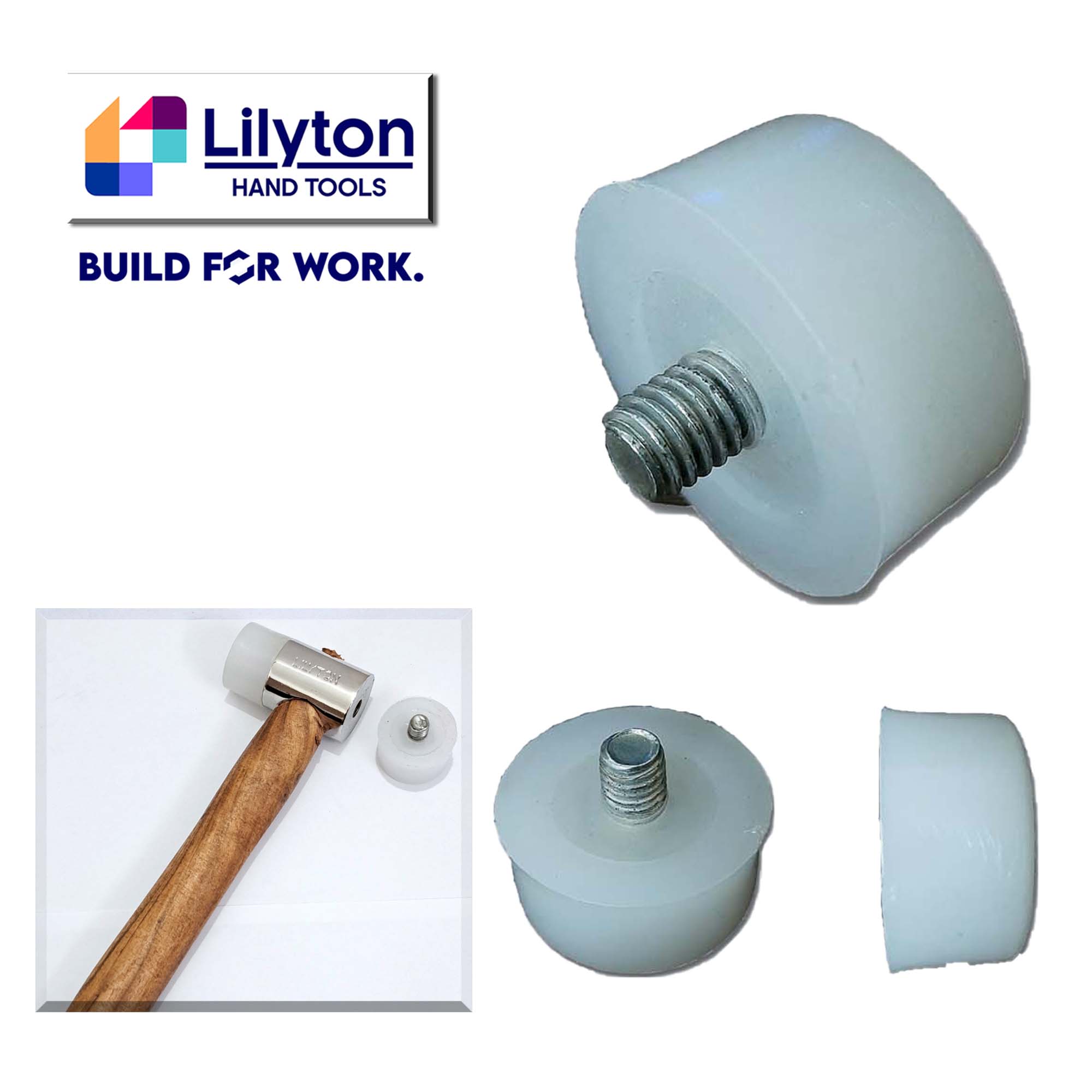 Mallet For Soft Face Hammer Wooden Handle - Color: Multiple