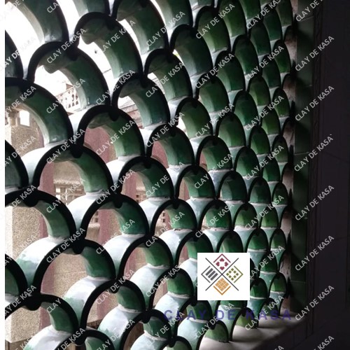 Ceramic Handmade Glazed Jali Tiles