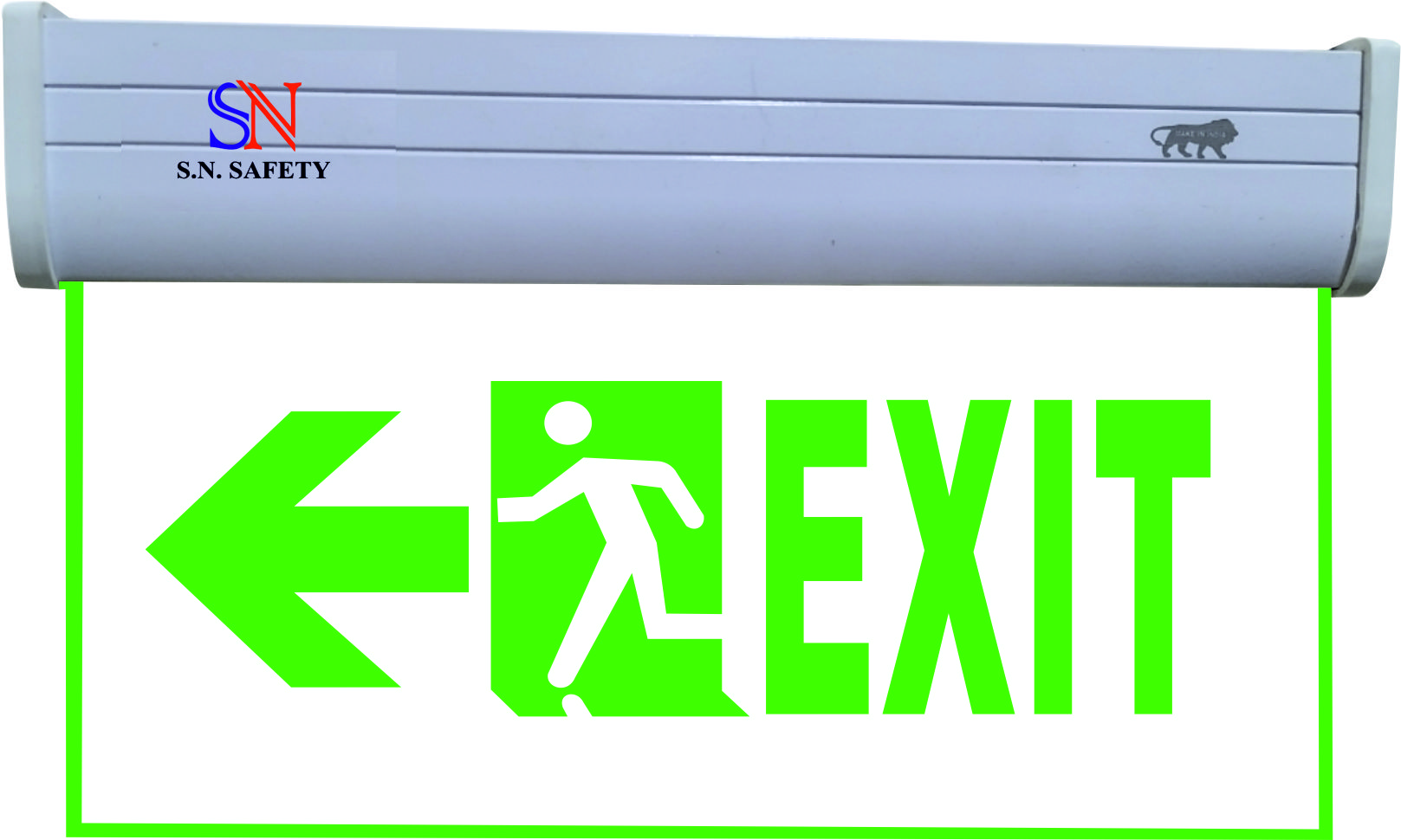 Single Side Fancy Sleek Exit Lights - Color: White