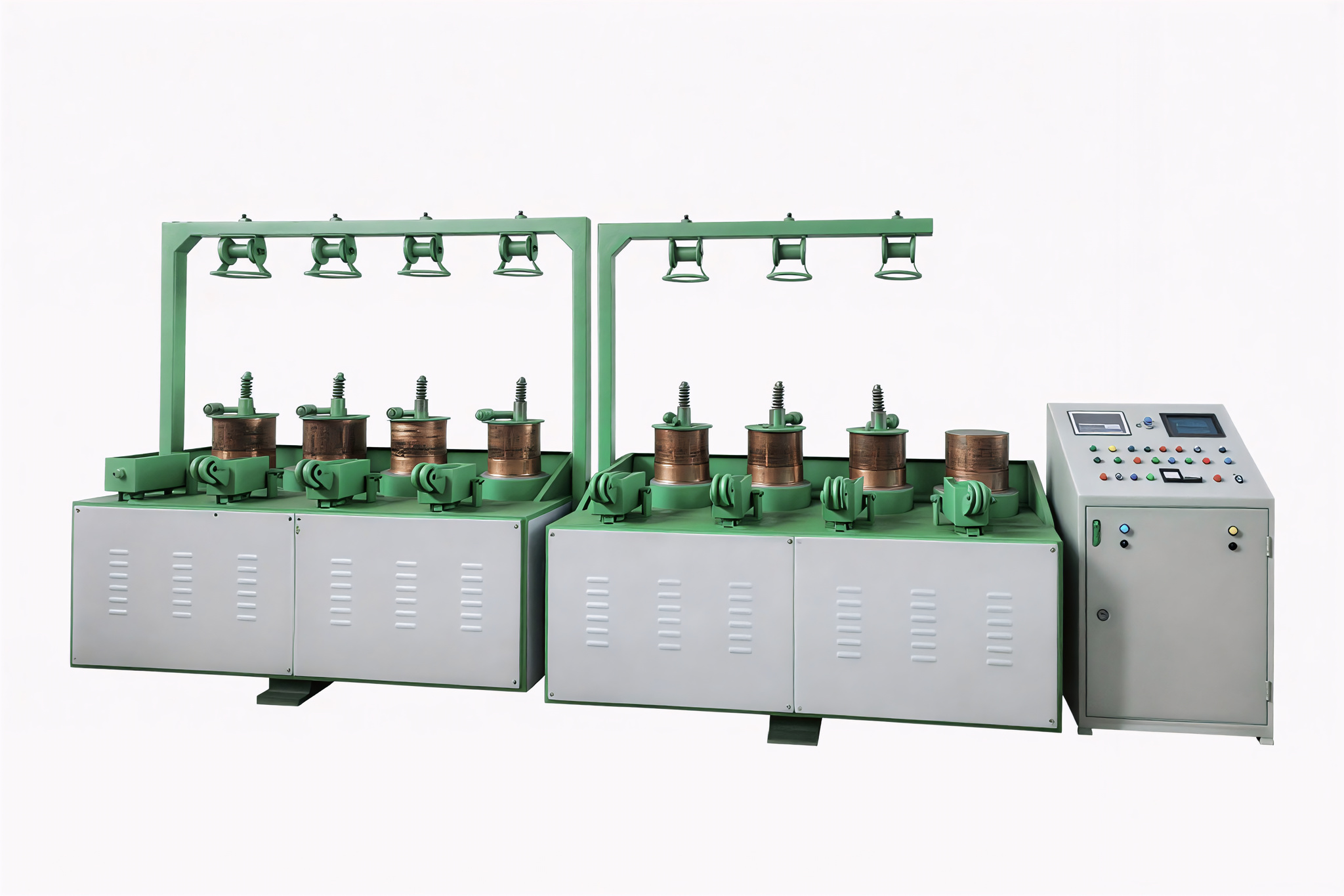 Binding Wire Making Machine - Color: Silver-White-Green