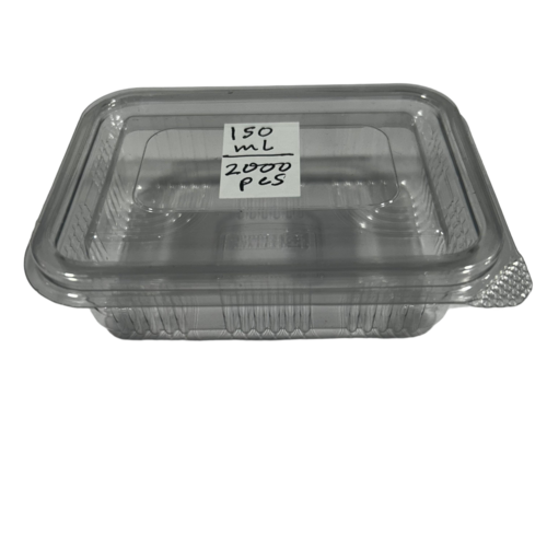 Hinged Box 100Ml To 2250Ml All Sizes - Material: Pet