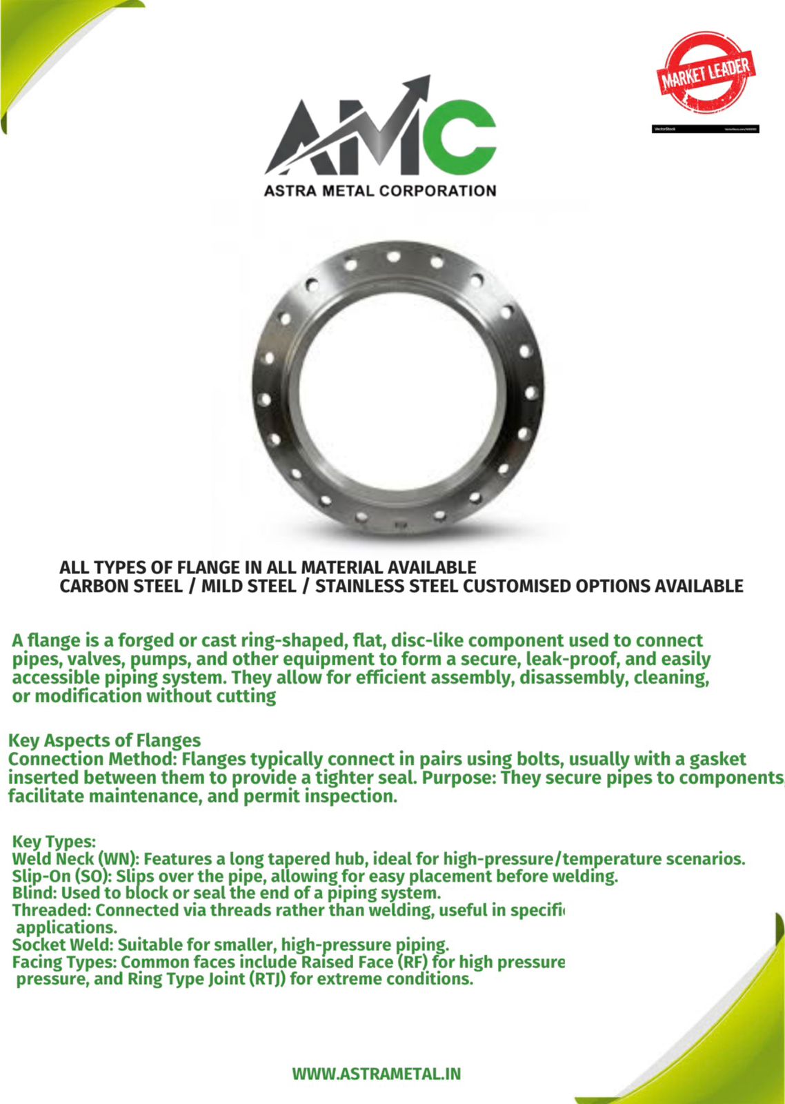 STAINLESS STEEL FLANGES