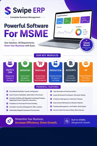 Erp For Msme - Application: Industry