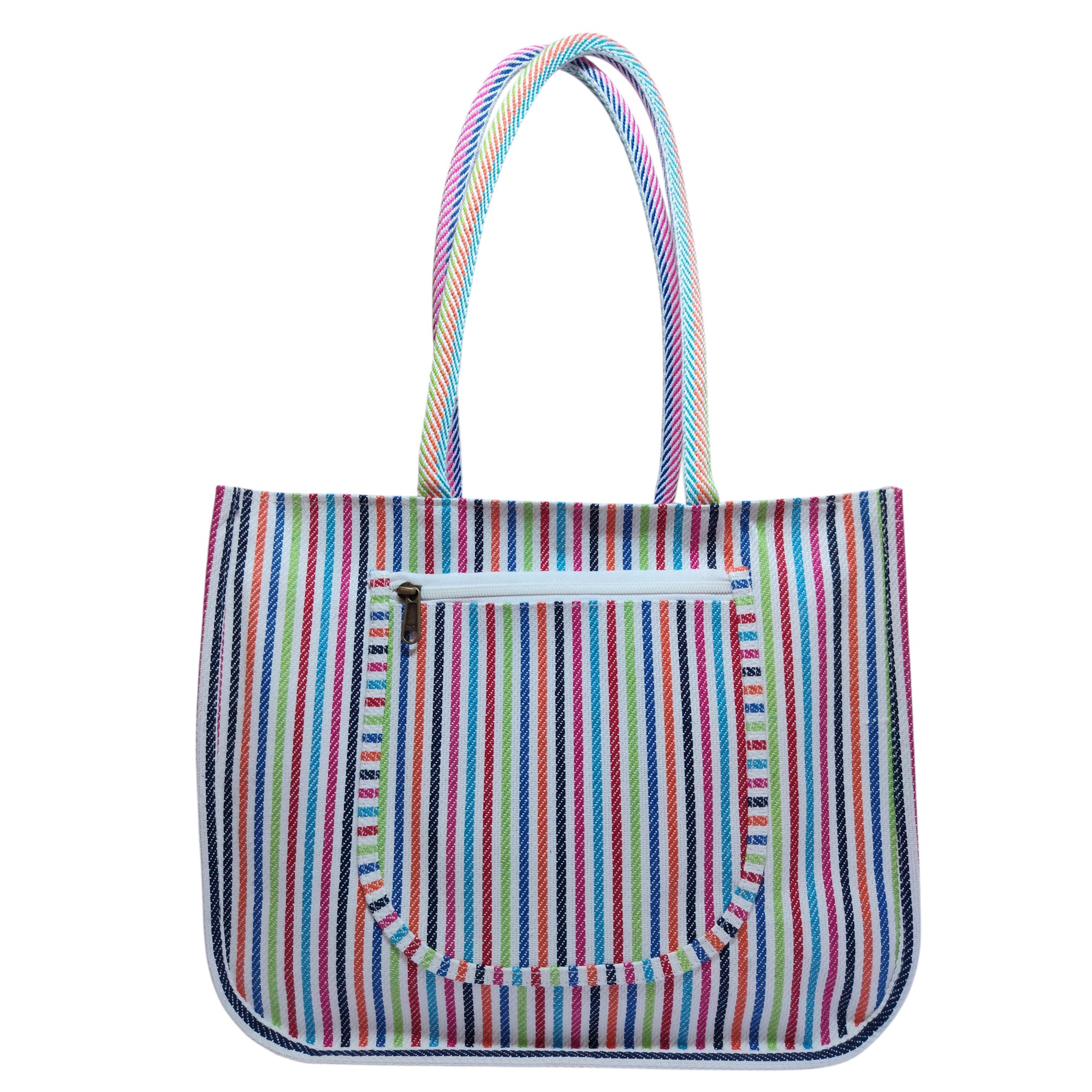 Ss 252 Color Lining Round Tote Bag - Capacity: 12 Kg