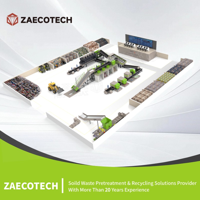 Municipal Solid Waste Sorting System For Industrial Waste Treatment And Solid Waste Disposal - Bag Size: Large