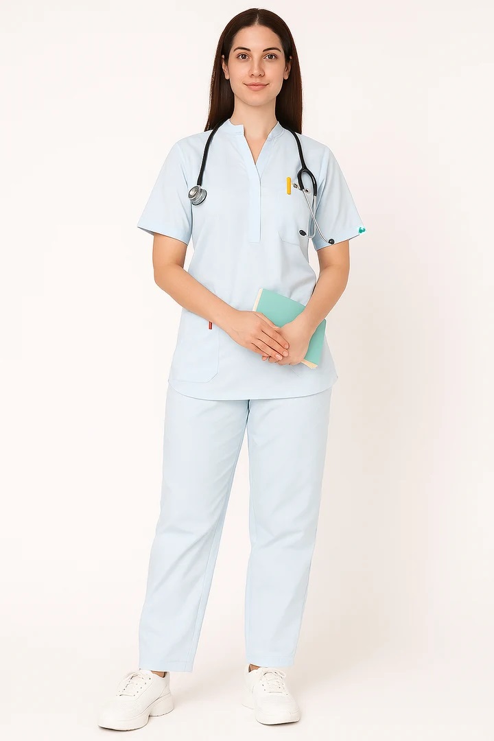 Women 6 Pocket Elite Mandarin Scrub