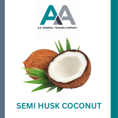 Semi Husked Coconut - Color: Brown