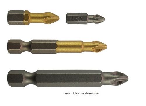 Screwdriver Bit - TaiWan S2 Steel, HRC 57-59 Hardness | High Precision, Customized, OEM Accepted, Mould Stamping