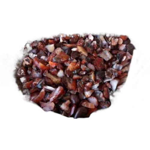 Red Carnelian Chips - Natural Agate Stone, Customized Size and Polished Finish | Ideal for Jewelry Making, Decorative Applications, and Landscaping