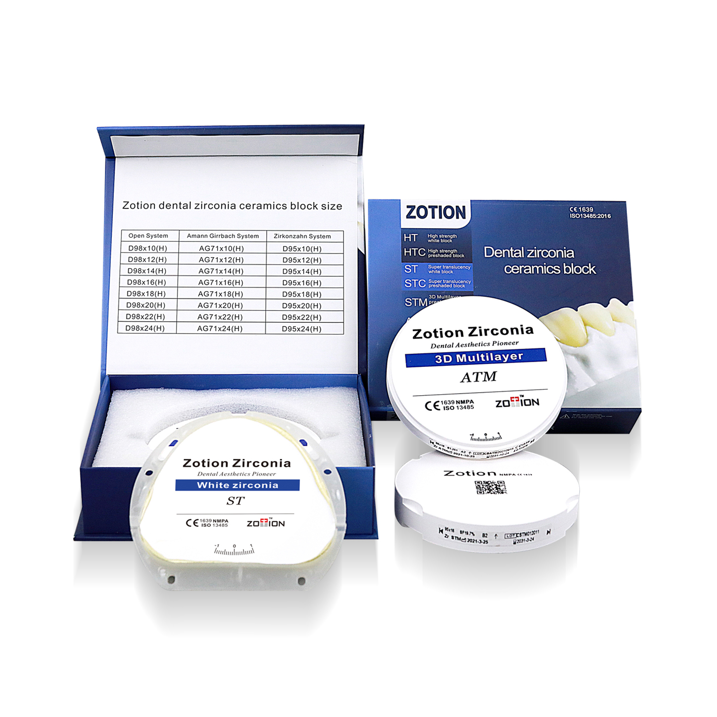 Cadcam Dental Zirconia Blocks - Ceramic Type: Ceramic Raw Material