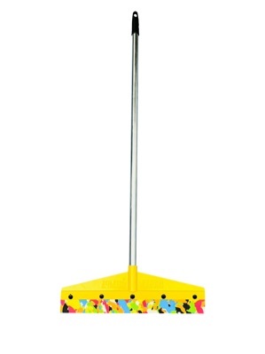 Bathroom Floor Wiper - 16 Inch Tiger Wiper, 34 Inch Sturdy Rod | Easy to Use, Superior Quality Raw Materials