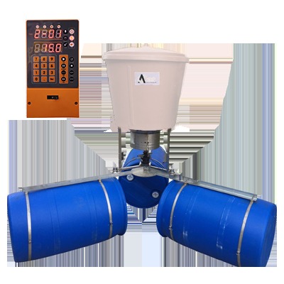 मछली तालाब और झींगा तालाब के लिए प्लास्टिक सौर ऊर्जा संचालित ऑटो फीडर