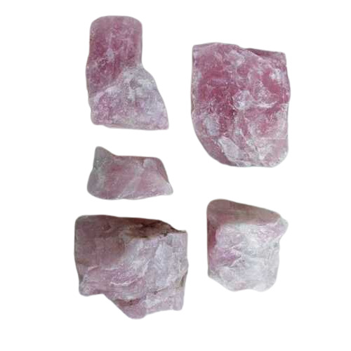Semi Precious Gemstone Rose Quartz Lumps And Aggregate - Color: Pink