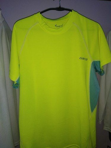 Silver Green Mens Athletic T Shirts