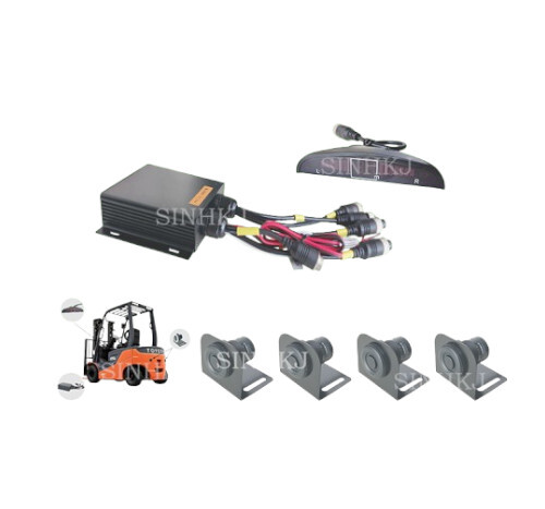 Forklift Parking Sensor - Composite Material, Detects Distances 0.4m to 7.0m | 100mm Accuracy, LED Display, Quick Reaction