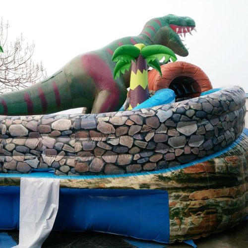 Amazing Best Commercial Inflatable Water Park Slides Application: Construction