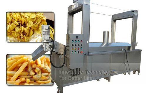 Pork Rinds Frying Equipment Automatic Crackling Fryer Machine Application: In Food Processing Industries