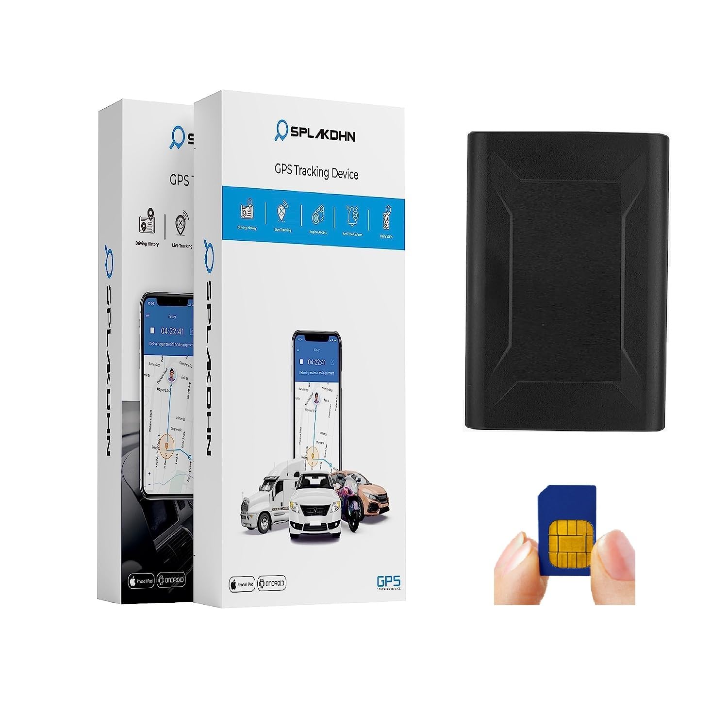 Wireless Asset Personal Gps Tracker Portable Device - Dimensions: 6x4x2  Centimeter (cm)