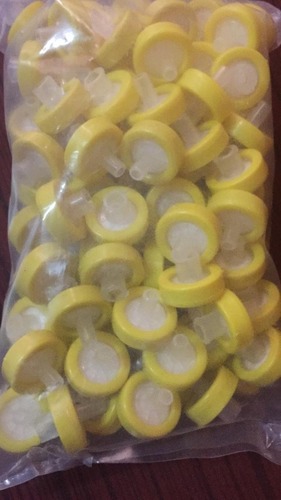 Disposable Nylon Syringe Filter - 0.45x25 mm, Yellow | Non-Sterile Paper Box Packing, 0.22 Micron Filtration, Nylon/PTFE/PVDF/PES Material