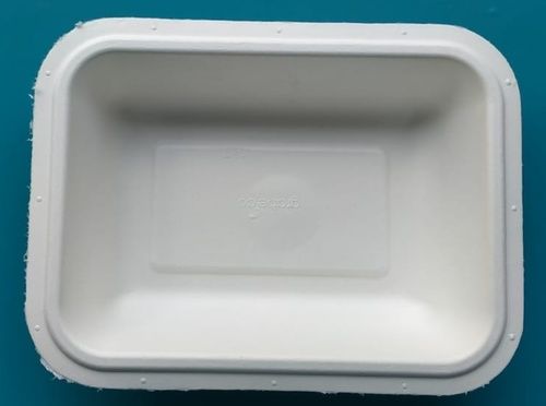 White Biodegradable Bowl For Food Packaging