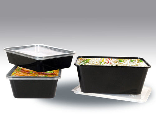 Disposable Food Containers 500ml with Airtight Lock System to Keep Food Fresh