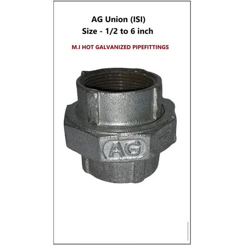 Zinc Coated ISI Marked GI Union