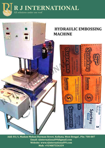 Semi-Automatic Leather Embossing Machine