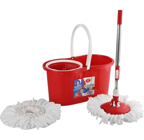 Rust Proof Stainless Steel Handle Cotton Spin Mop