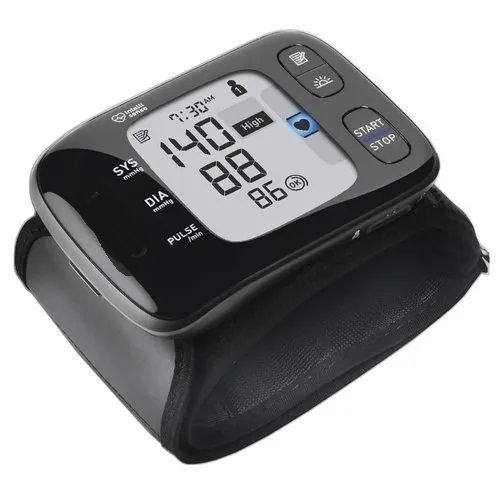 12.9 Mmhg Digital Display Wrist Blood Pressure Monitor For Diagnostics Arm Cuff Size: 22-42 Cm