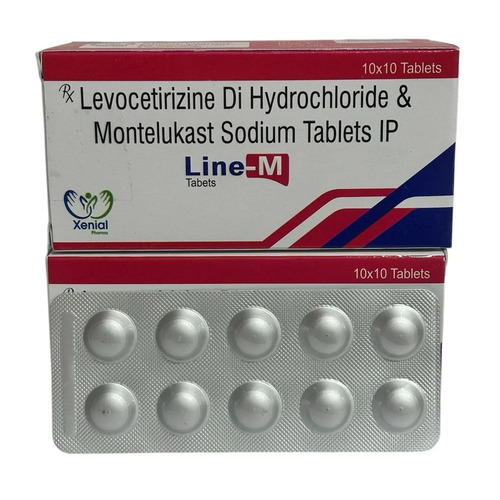 Line M Montelukast Sodium And Levocetirizine Tablets - Drug Type: General Medicines