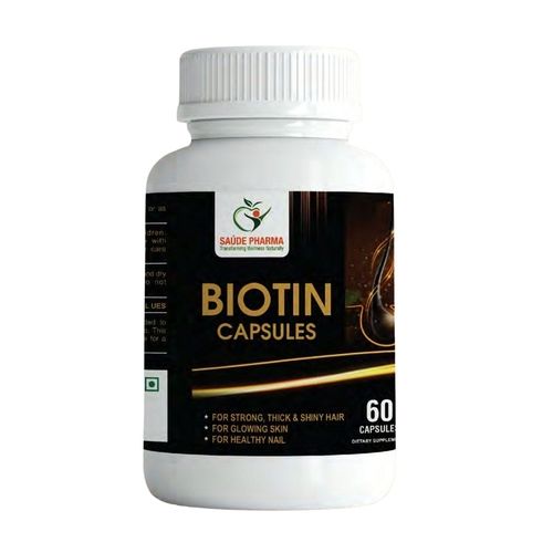 Biotin Dietary Supplement 60 Capsules
