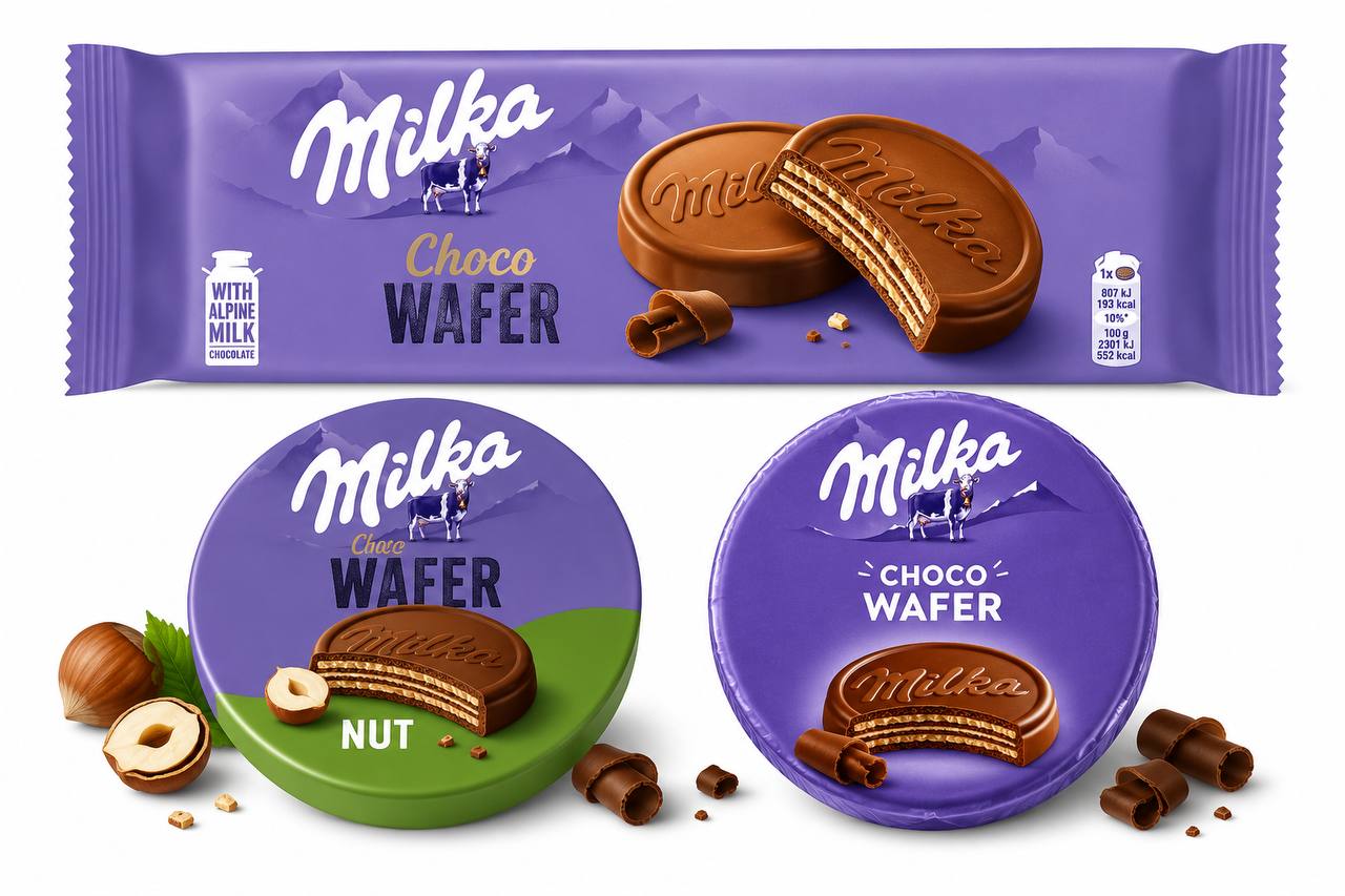 Milka Choco Wafer - Packaging: Box