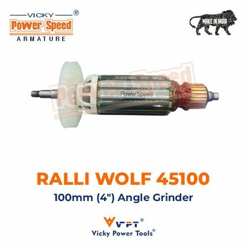 Power Tool Armature For 45100 Ralli Wolf - Color: Multicolor