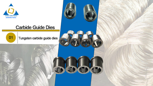 Tungsten Carbide Wire Guide Dies - 25mm Length, 12mm Height, Silver Color | Enhanced Toughness, High Precision, Long Service Life
