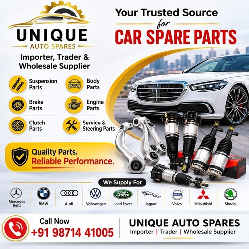 Mercedes Benz S Class Shock Absorbers - Color: Silver & Black