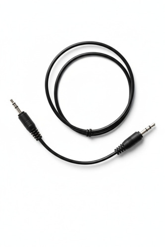 Aux To Aux Audio Cable - Copper Material , Black Jacket Color | Easy to Connect, Heat Resistant, Tested on Various Quality Standards