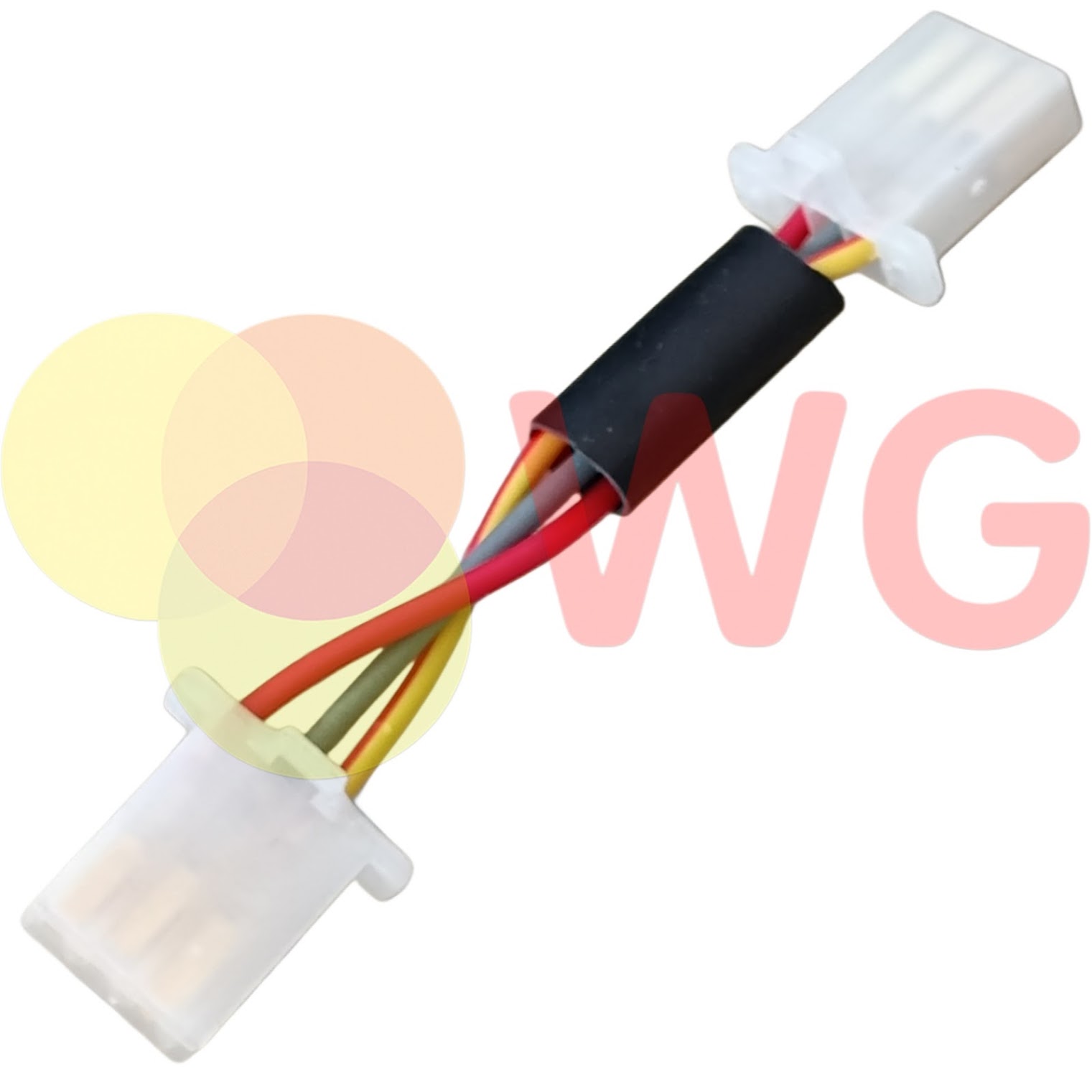 E-Scooty 3 Pin Female To Female Throttle Convertor - Color: Multicolor