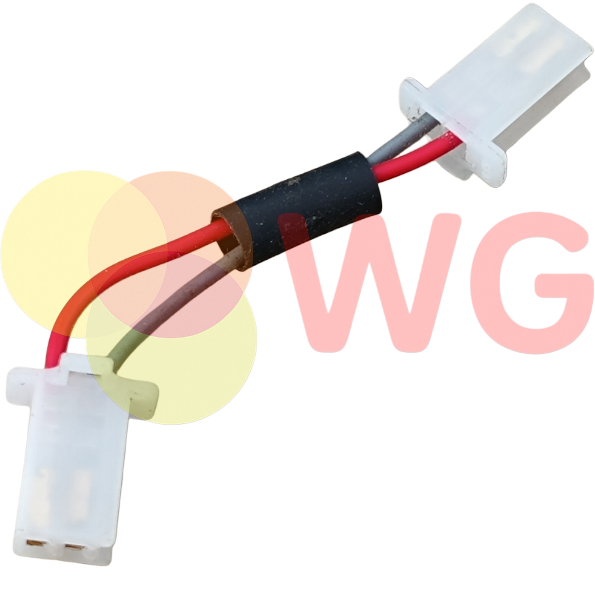 E-Scooty Parts 2-Pin Female To Female Throttle Converter - Color: Multicolor